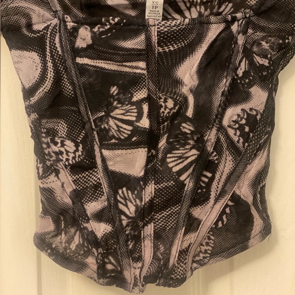 Urban Outfitters mesh corset top - Picture 2 of 3